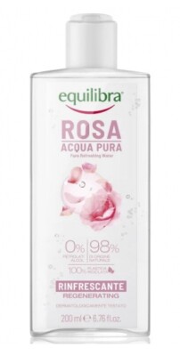 Equilibra Erfrischendes Rosenwasser 200 ml - Natürliche Gesichtspflege