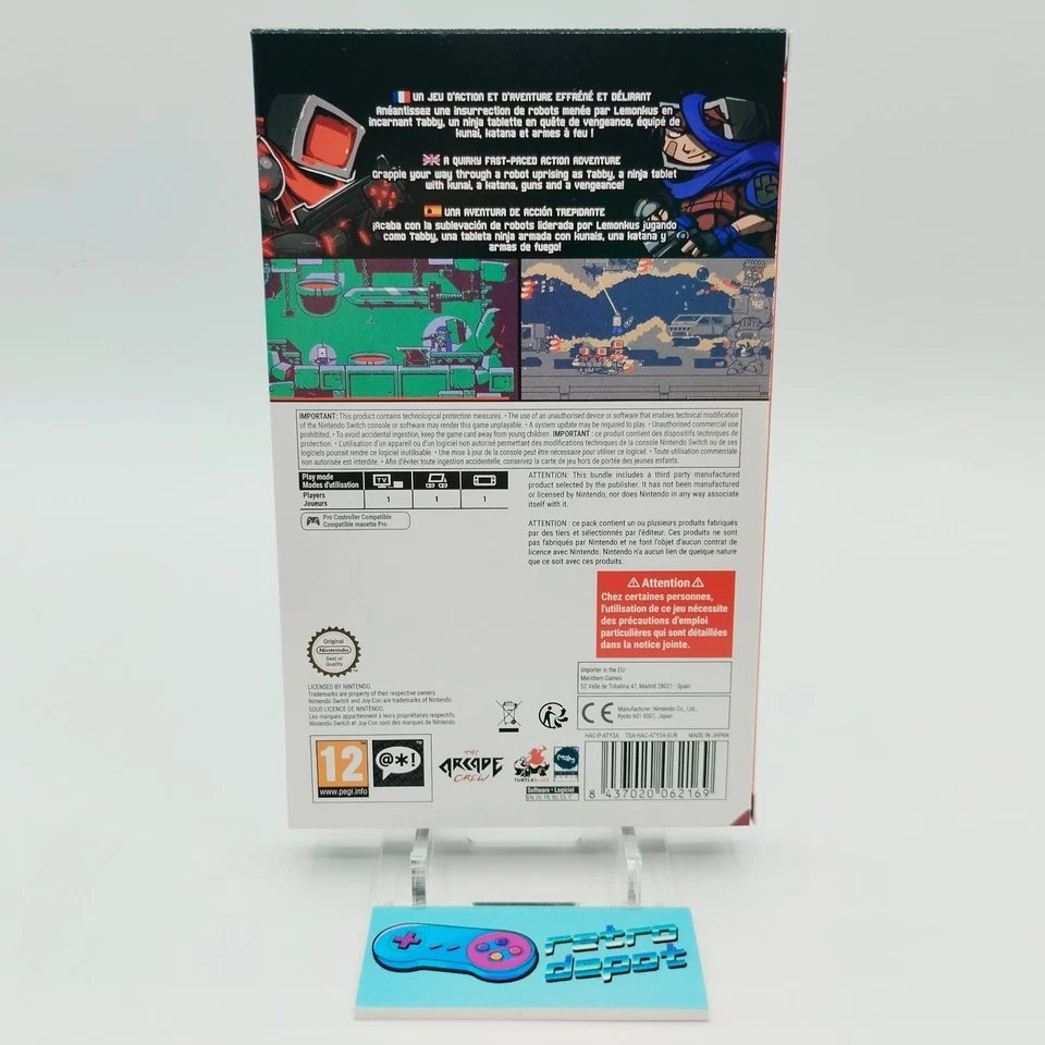 Kunai + Fourreau Carton + Autocollants / Nintendo Switch / TBE / PAL / FR UK ESP, photo 2 sur 5