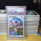 2023 Topps Bob Ross Joy Baseball Shohei Ohtani Titanium White /35 PSA 10