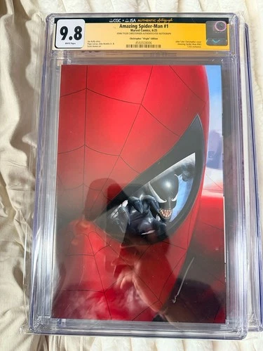 Amazing Spider-Man #1 CGC 9.8 C2E2 Ltd 100 COA 11/100 Signed JTC - METAL COA