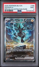 PSA 9 Zekrom ex Special Illustration Rare 166/086 Black Bolt Pokemon TCG on eBay