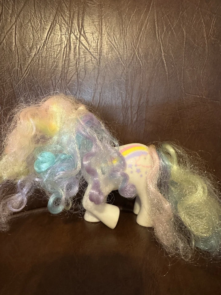 De colección My Little Pony G1 Raincurl Rainbow Curl Pony Stars 1984 Foto 2 de 3