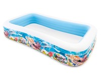 6941057454856 Basen Dmuchany Rybki 305 X 183 X 56 Cm Intex 58485 Intex