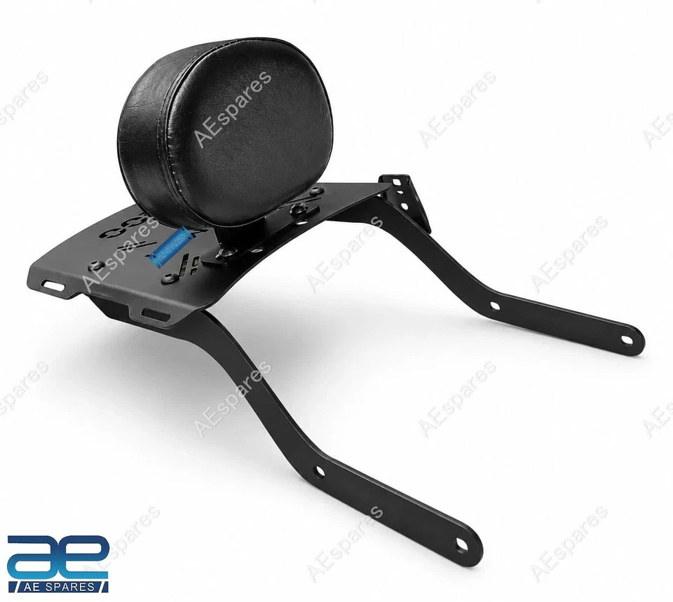 Rear Luggage Carrier With Backrest Black For Triumph Speed 400 view 4