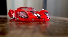 CUSTOM BODY-Tomy AFX Ford gt40 Mk IV-Clear Series Slot car BODY only-Sharp 