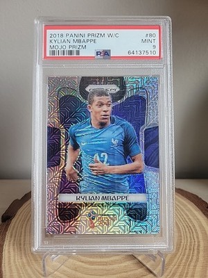 Kylian Mbappe 2018 Panini Prizm World Cup #80 Mojo Prizm ROOKIE 