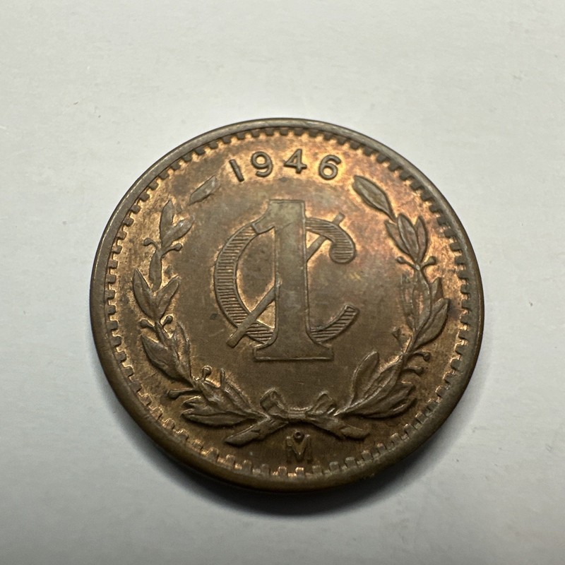 Un Centavo Mexico 1946 COIN
