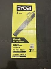 Ryobi 135 MPH 440 CFM 8 Amp Electric Jet Fan Blower