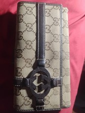 Gucci GG Canvas Interlocking G Continental Wallet