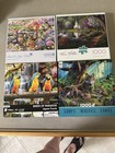 Lot Of 4 1000 Pieces Puzzles
