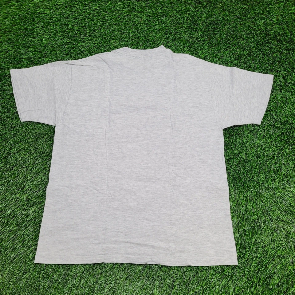 Camisa Corazón Oso Vintage Años 90 Mujer Grande 21x26 Gris Kansas Foto 2 de 4