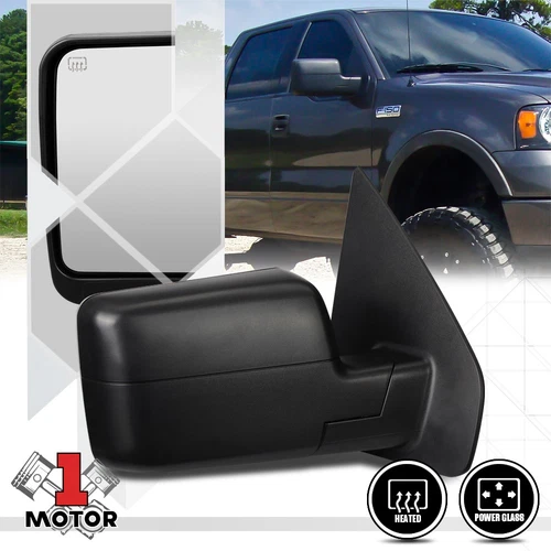 [Right]Passenger Side Power Adjust+Heated Replacement Mirror for 04-14 Ford F150