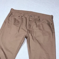 Levis 559 Pants Mens 40x34 Brown Straight Leg Relaxed Fit Jeans Five Pocket