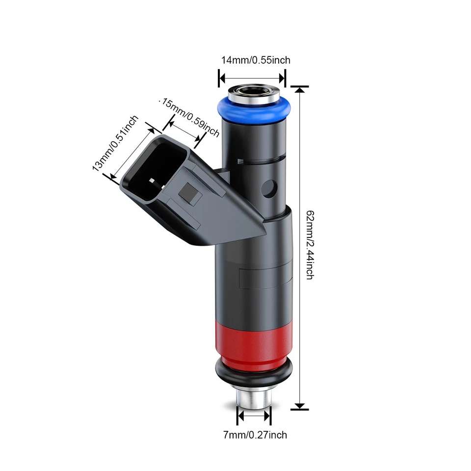 Injetor de combustível 8 peças para Dodge Ram 1500 Ram 2500 Ram 3500 Durango Chrysler Aspen - Imagem 2 de 4