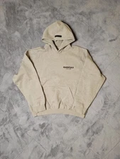 Essential Fear Of God Heavyweight Hoodie Size L Dark Oatmeal Color Stockx