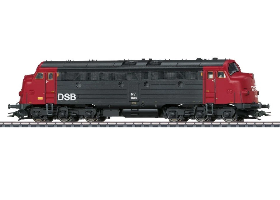 Märklin 39688, Diesellok MV 1104 NOHAB, DSB, Digital + Sound, Neu & OVP, H0 AC - Bild 1 von 1