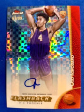 Oso Ighodaro 2025 Topps Finest Blue X-Fractor /99 AUTO Flashback RC - Suns