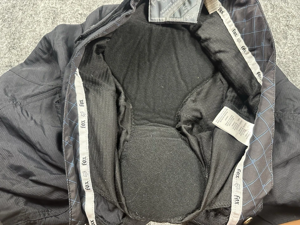 Pantalones Cortos Fox Racing Mujer Pequeños 30 Negros Acolchados Ajustables Ripstop 10" Motociclista Moto Foto 2 de 4