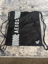 Cotton Drawstring Bag String Backpack Gym Mens Womens Aero Design