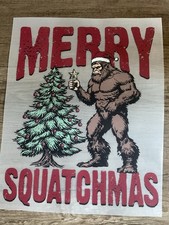 Buc-ee's LS Dark Grey Christmas Tee "Christmas In Texas" Size AM Adult Medium