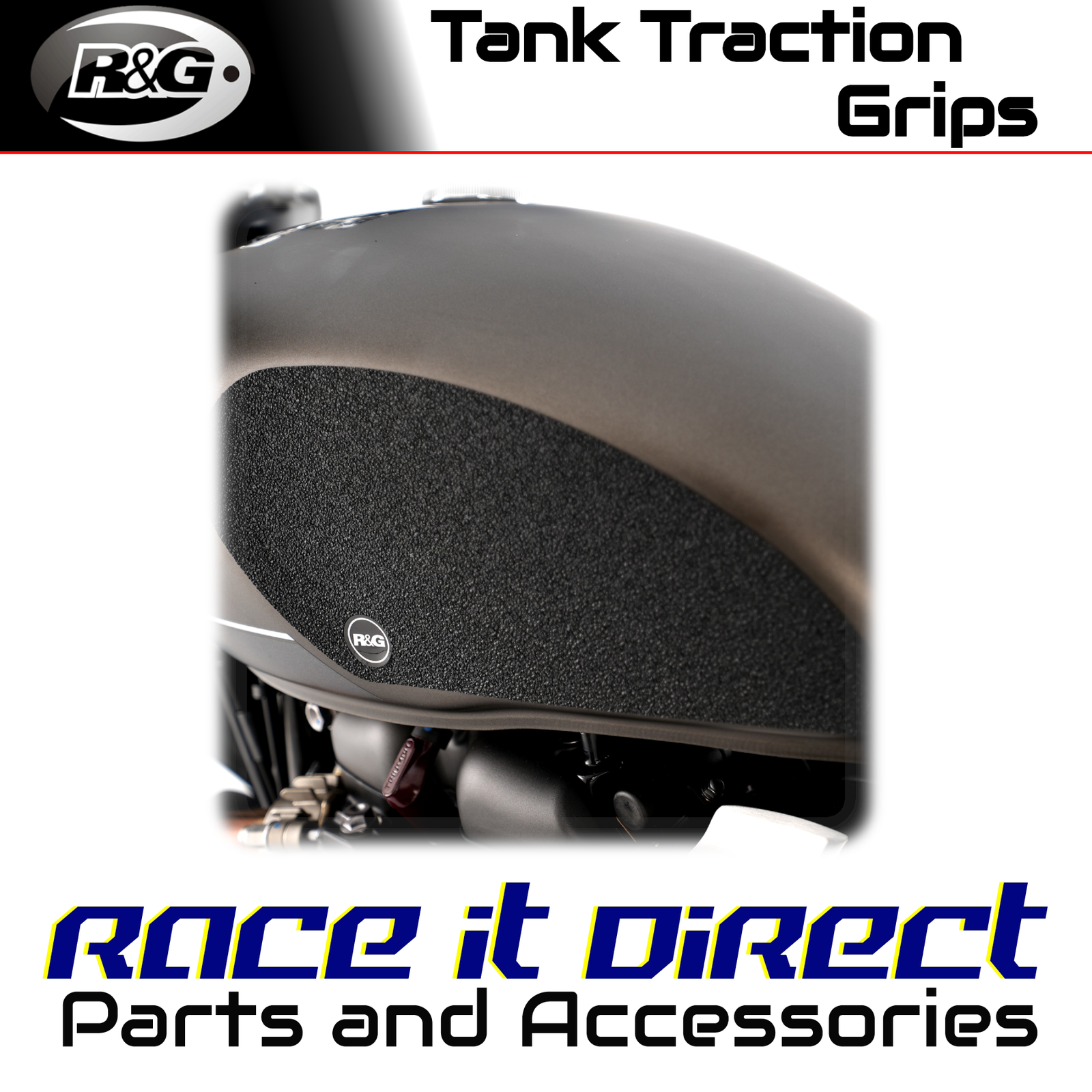 Tank Traction Grips for Triumph Street Twin 2016-2018 R&G