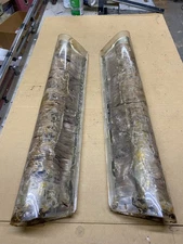 WURLITZER MODEL 1800 JUKEBOX PILASTER PLASTICS--ORIGINAL PAIR