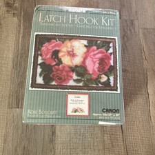 Natura Latch Hook Kit Rose Bouquet R916 Caron Sealed Box