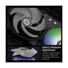 ENERMAX LIQMAXFLO 420mm A-RGB AIO CPU Liquid Cooler - High Performance Pump u... 5