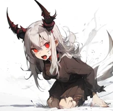 demon girl ai art