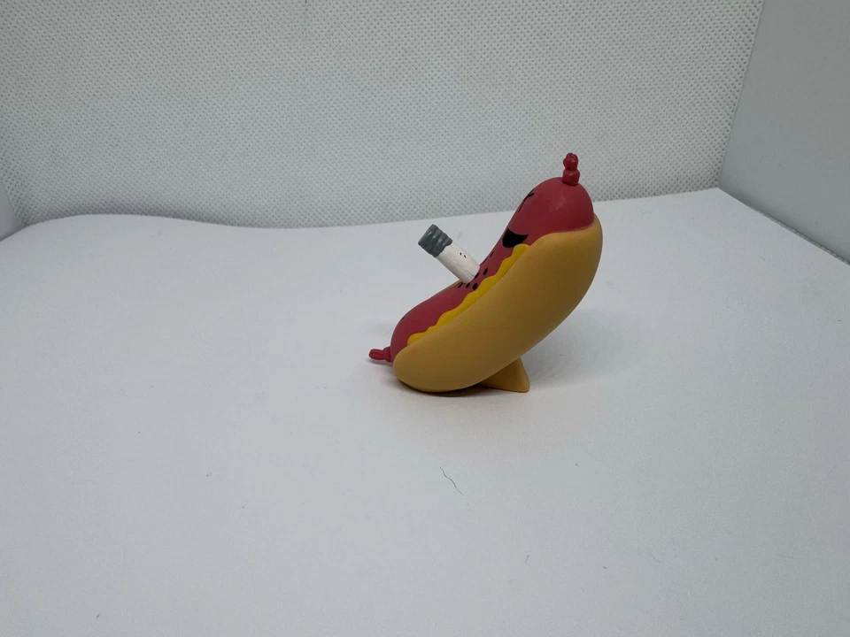 Figura de vinilo Kidrobot Frank Kozik Smorkin Mongers Hot Dog solo sin caja Foto 2 de 4