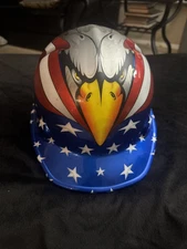 Jackson Products Type 1 Hard Hat With American Eagle Stars And Stripes.