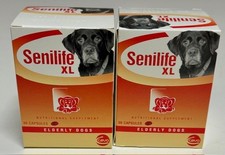 2 Packs Senilife XL for Elderly Dogs Over 50 lbs - 30 Count each pack