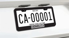 Hondata License Plate Frame Black Metal Street Racing Jdm Honda 01 Power Tech Hondata License Plate Frame Black Metal Street Racing Jdm Honda 01 Power Tech