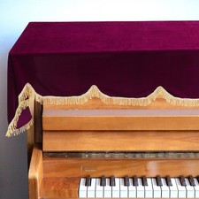  Housse De Clavier Piano Couverture Touches Chiffon À Poussière Pour