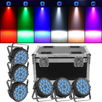 270W PAR Lights RGBW UV 18LED Stage Lighting DJ Disco Party Club Show Light DMX
