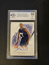 2003-04 Upper Deck Ultimate Collection Josh Howard Auto RC /250 BCCG 10 #152