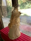 Christmas Angel Tree Topper Flute Natural Tones Cream Woodsy Earthy Vintage — photo 2