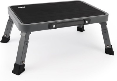 Folding Step Stool Adjustable Step Stool W/ Non-Slip Platform 330 Lbs Capacity