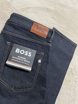 Hugo Boss Delaware Jeans Slim Stretch Waist 36 L 30  Zip Fly