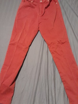 Gloria Vanderbilt Orange Sz 10 Jeans Soft Cotton And Spandex Nice Preowned...