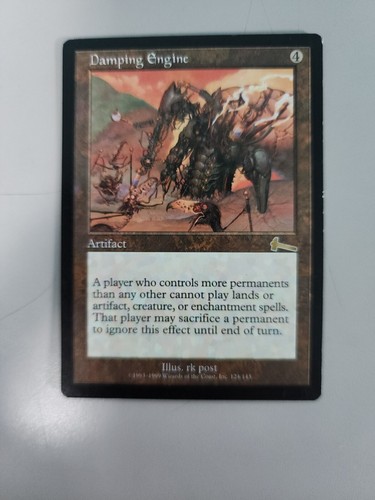 MTG Damping Engine Urza's Legacy 124/144 Regular Rare LP