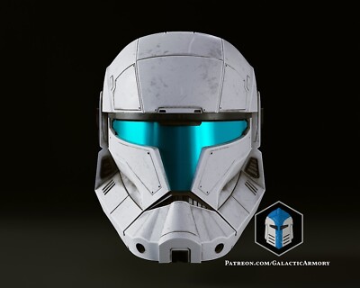 Republic Spartan Helmet - Galactic Armory - DIY - Painted