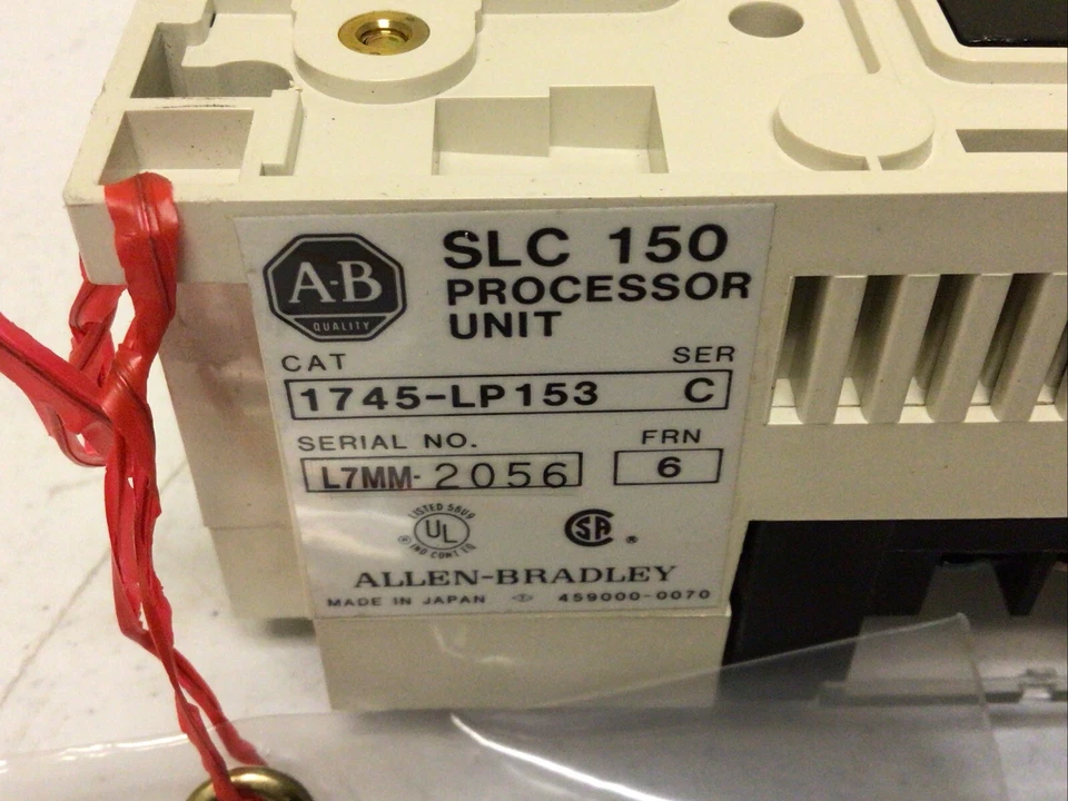 NEW, ALLEN BRADLEY 1745-LP153 SERIES C FRN 6 SLC 150 PROCESSOR UNIT, FREE SHIP - Image 3 of 4