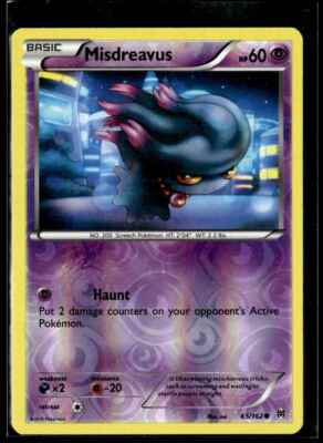 2015 XY Breakthrough MISDREAVUS 65/162 REVERSE HOLO