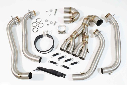 CB650R CBR650R 2024 - 2025 Low Level Exhaust System Round Silencer End Can CL20R - Picture 7 of 8