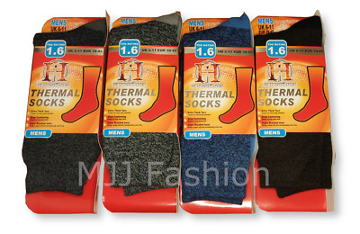 Warme Thermosocken Winter Hot Sox für Herren Größe UK 6-11 Socken 1,6 Tog