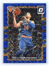 2017 Donruss Optic #99 Willy Hernangomez Blue Velocity MT/NRMT