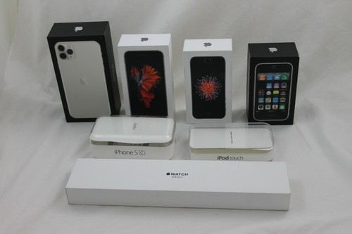 Lot 7 Empty Apple Boxes iPhone 11 Pro Max SE 6S 5C 3G Watch Series 3 iPod  Touch | eBay