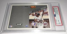 1993 Triple Play Action Baseball Game Card #20 Kirby Puckett Card PSA 8 Pop 10