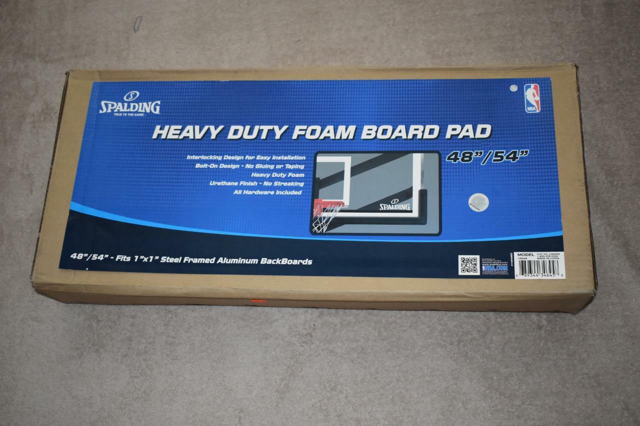 Spalding 16648 Basketball 48”/54” Foam Board Pad 1”x1” Backboards Brown